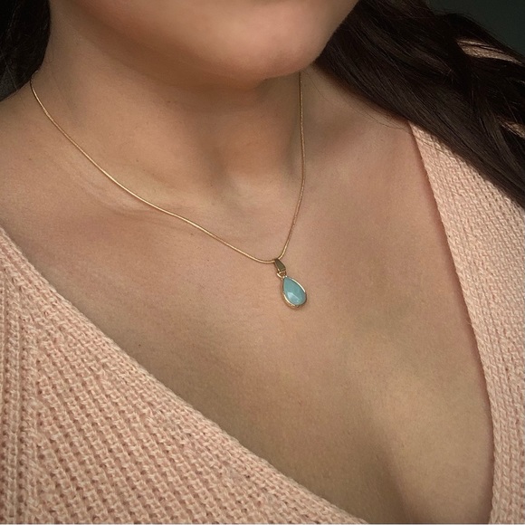 • NEW! Dainty Amazonite Necklace • - Picture 9 of 14